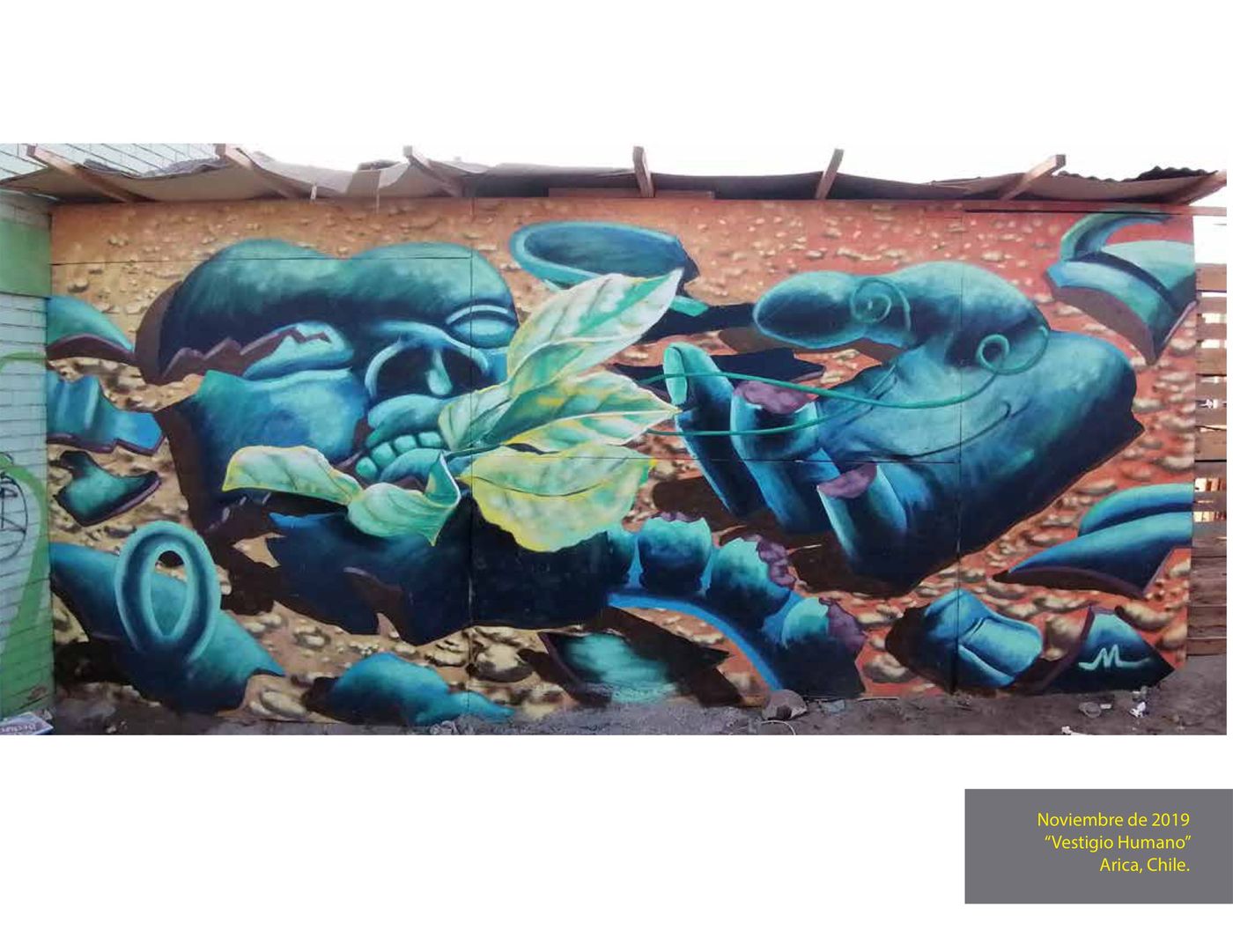 Mural Vestigio Humano, Arica