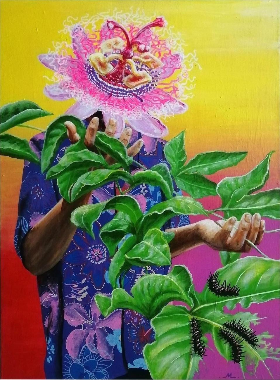 Paciencia, técnica mixta