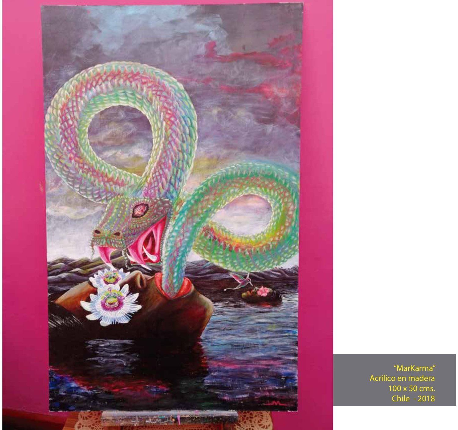 MarKarma, pintura acrílica